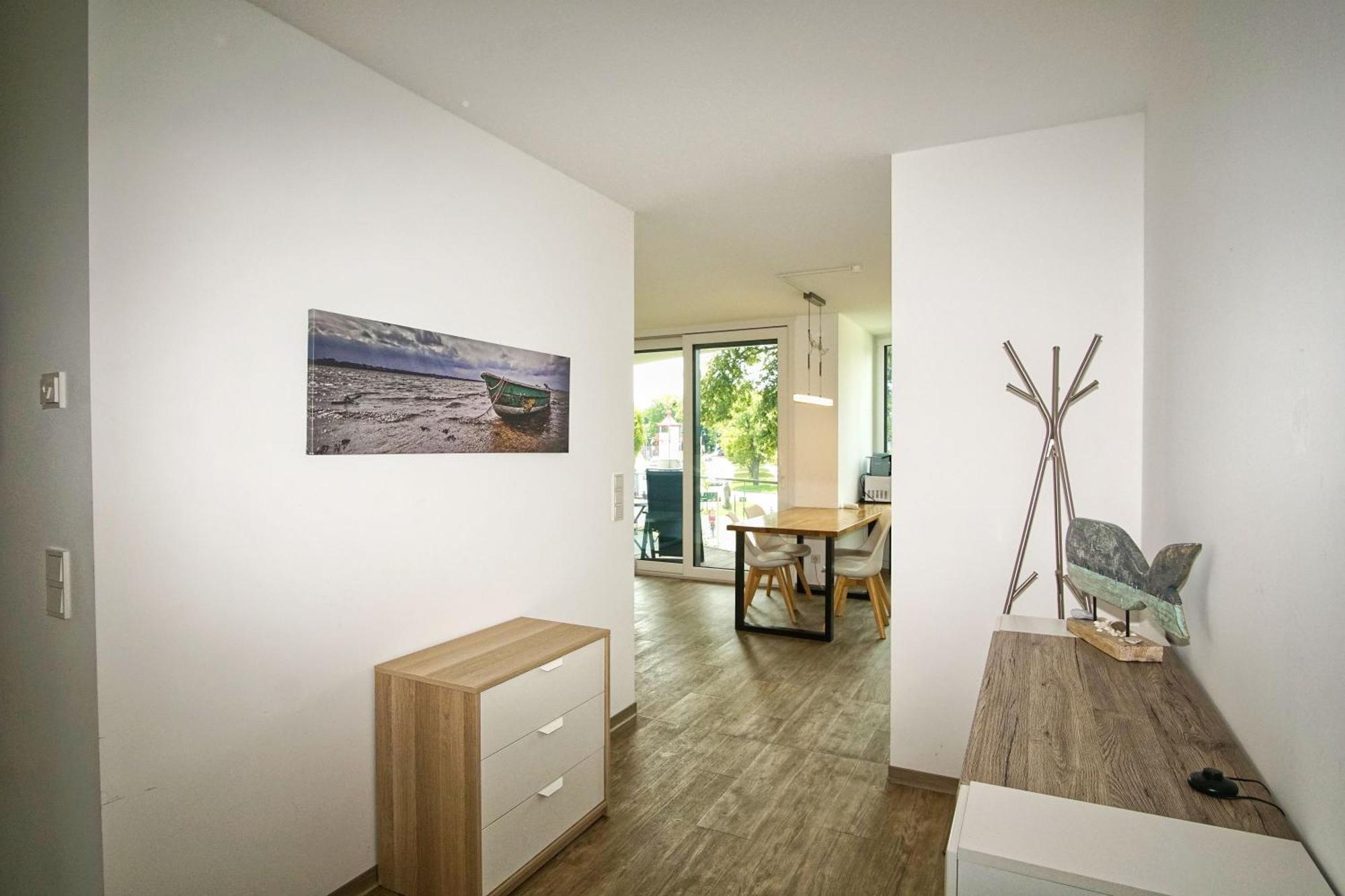 Haus Hafenkieker Fewo 08 - Balkon, Hafenblick プットブス エクステリア 写真